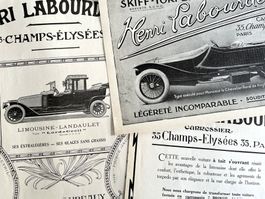 Henri Labourdette Cars - 3 Alte Werbungen / Publicités 1912