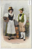 Costumes Vaudois - Litho