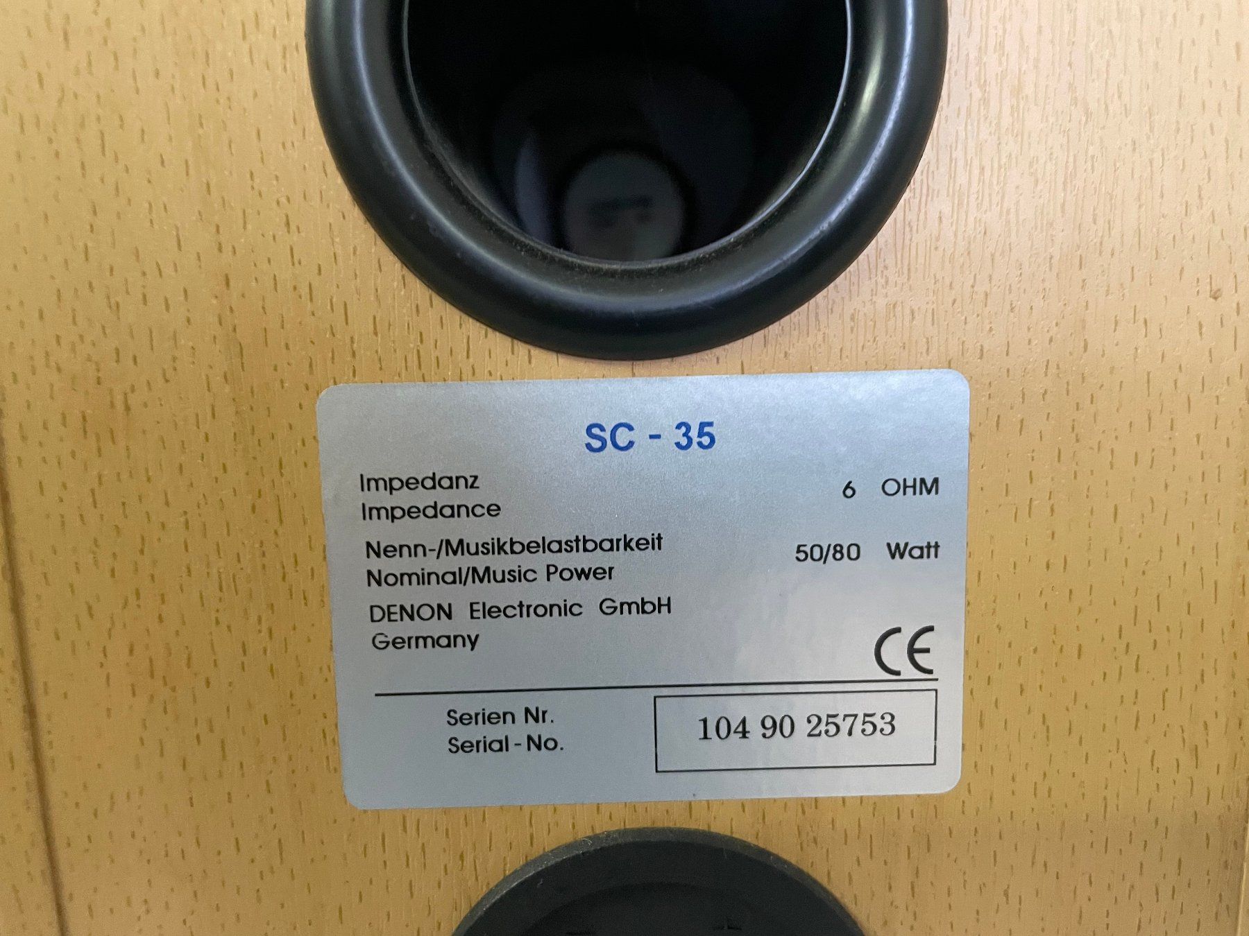Denon Haut-parleurs: DENON SC 35 Lautsprecher / haut-parleurs – D'occasion à La Croix (Lutry) par netrajet 4