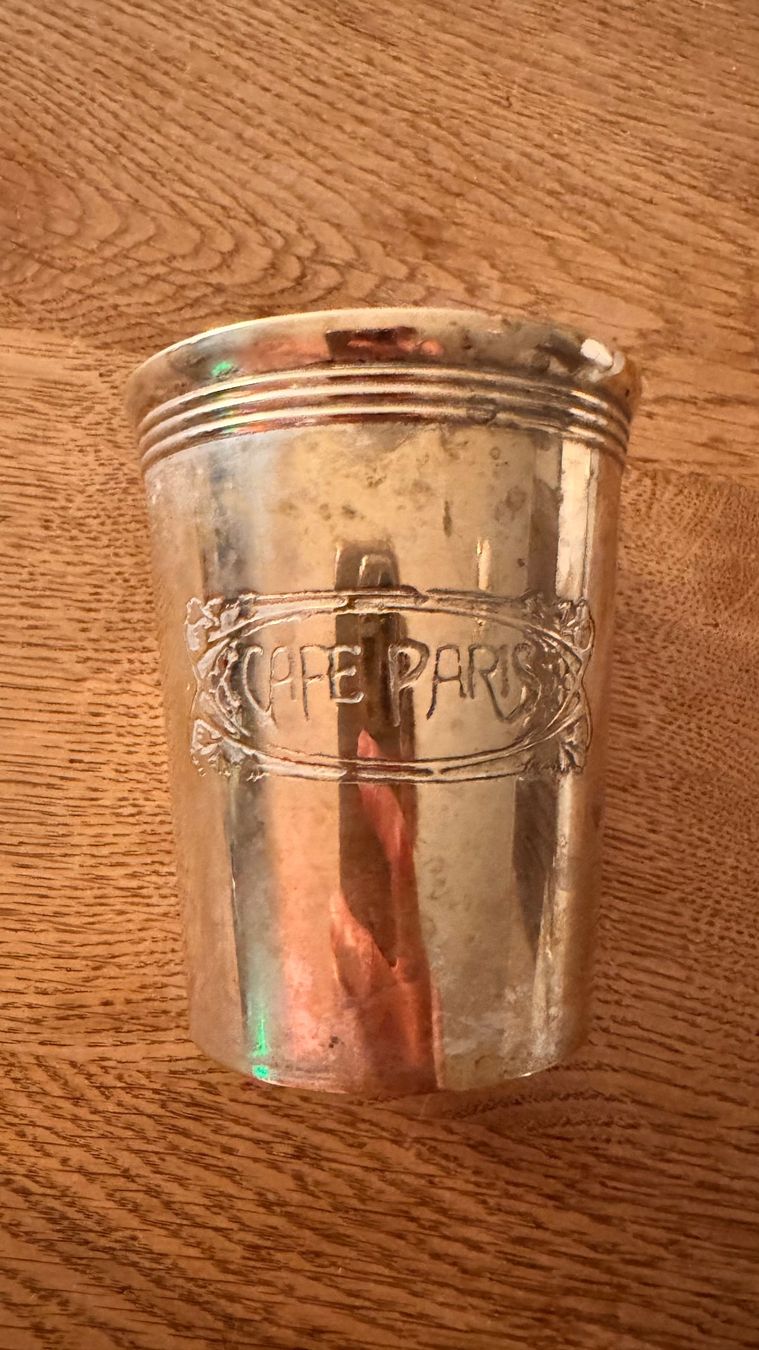 Vasi & Recipienti: Versilberte Vase CAFE PARIS Jugendstil – Usato da Baar venduto da 001loulou 1