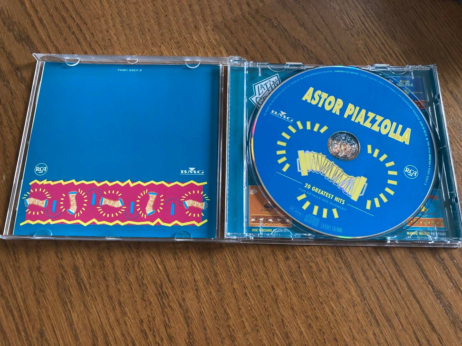 CD: Astor Piazzolla - 20 Greatest Hits CD – Usato da Lausanne venduto da sim_bc8q 2