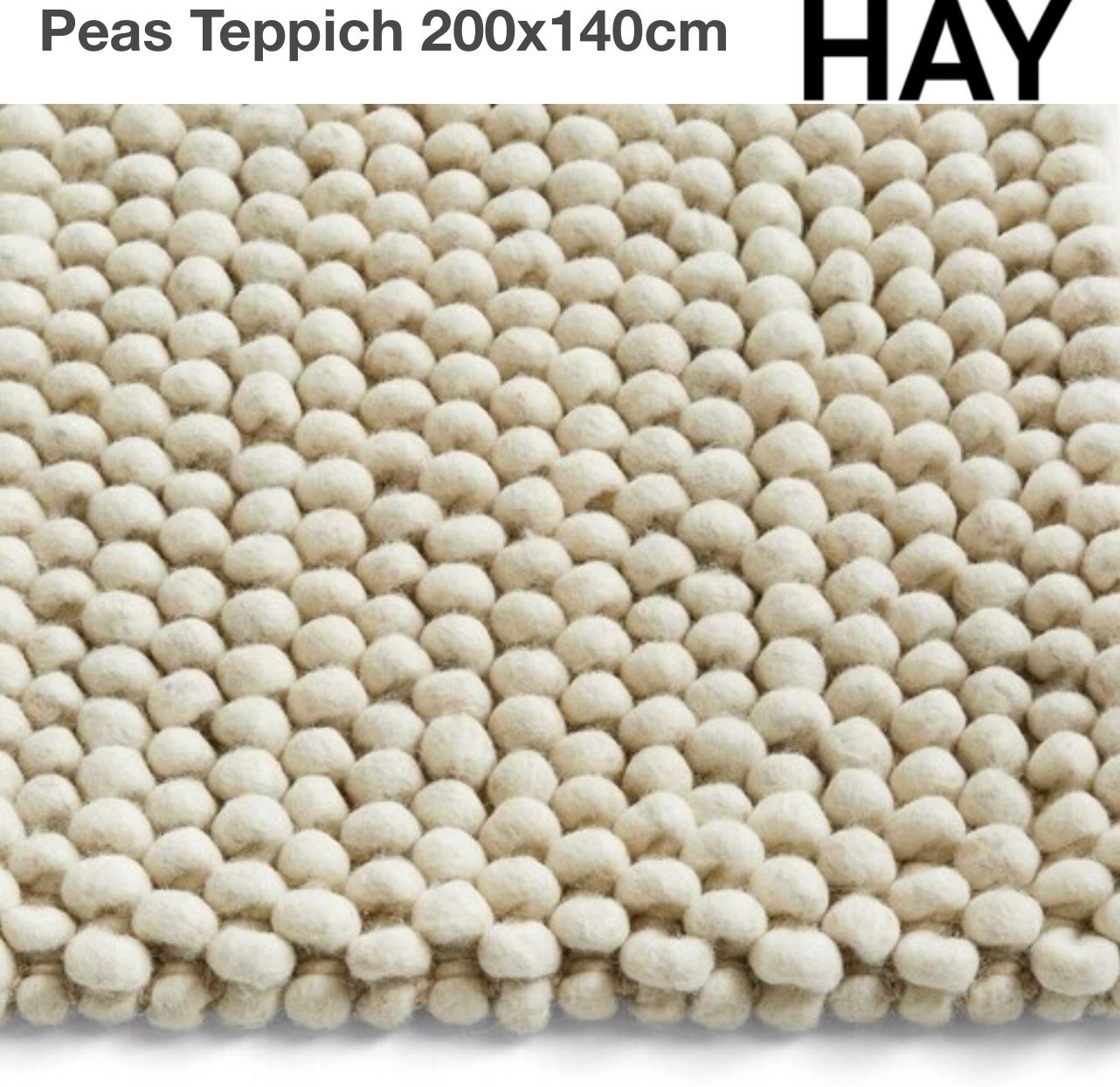 Hay Tappeti: HAY Peas Teppich, beige – Usato da Zürich venduto da tidbit33 2