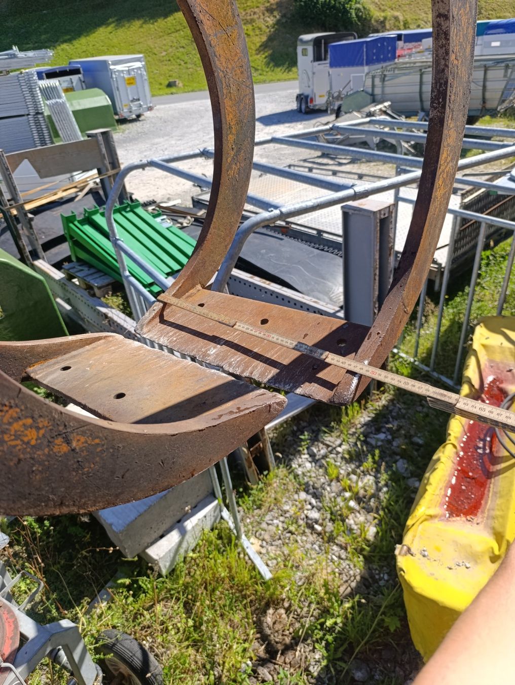 Pinze: Holzgreifer Holzzange O&K Radbagger – Usato da schangnau venduto da kobeli1 4