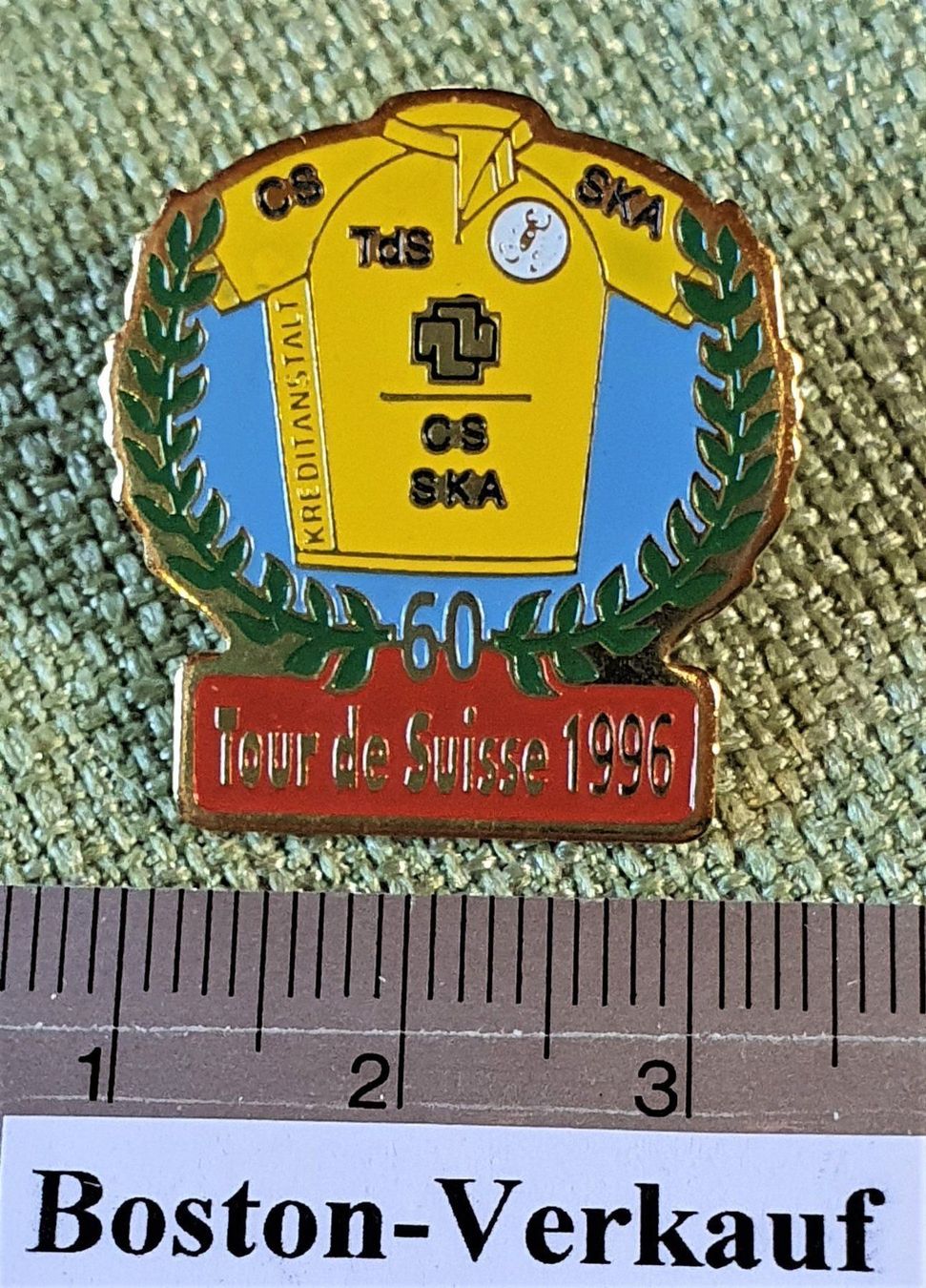Placchette & Badge: C052 - Pin Tour de Suisse 1996 CS SKA – Usato da Reinach BL venduto da Boston-Verkauf 1