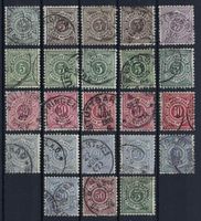 Königreich Württemberg 1875-1900 gute Werte gest.