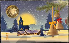 Schweizer Münzsatz Weihnachten 2017, Stempelglanz Zustand