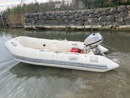 Bateau pneumatique Zodiac + moteur Honda BF4.5B 4 temps