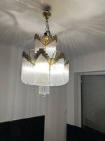 Vintage Kronleuchter Mid-Century/Regency( Messing&Glas)