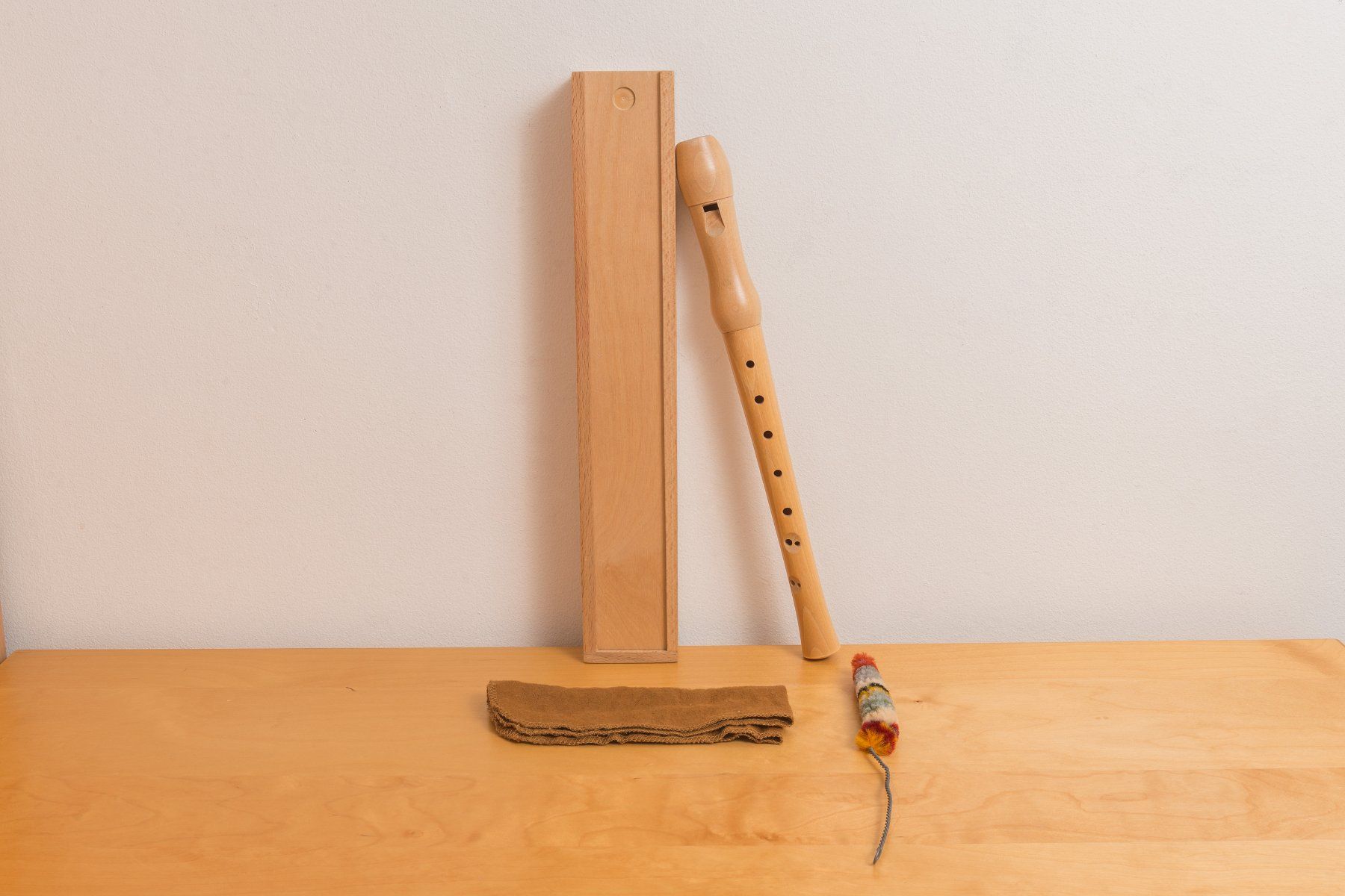 Strumenti musicali: Blockflöte aus hellem Holz mit Holzbox – Usato da Ziefen venduto da sin_2chk 3