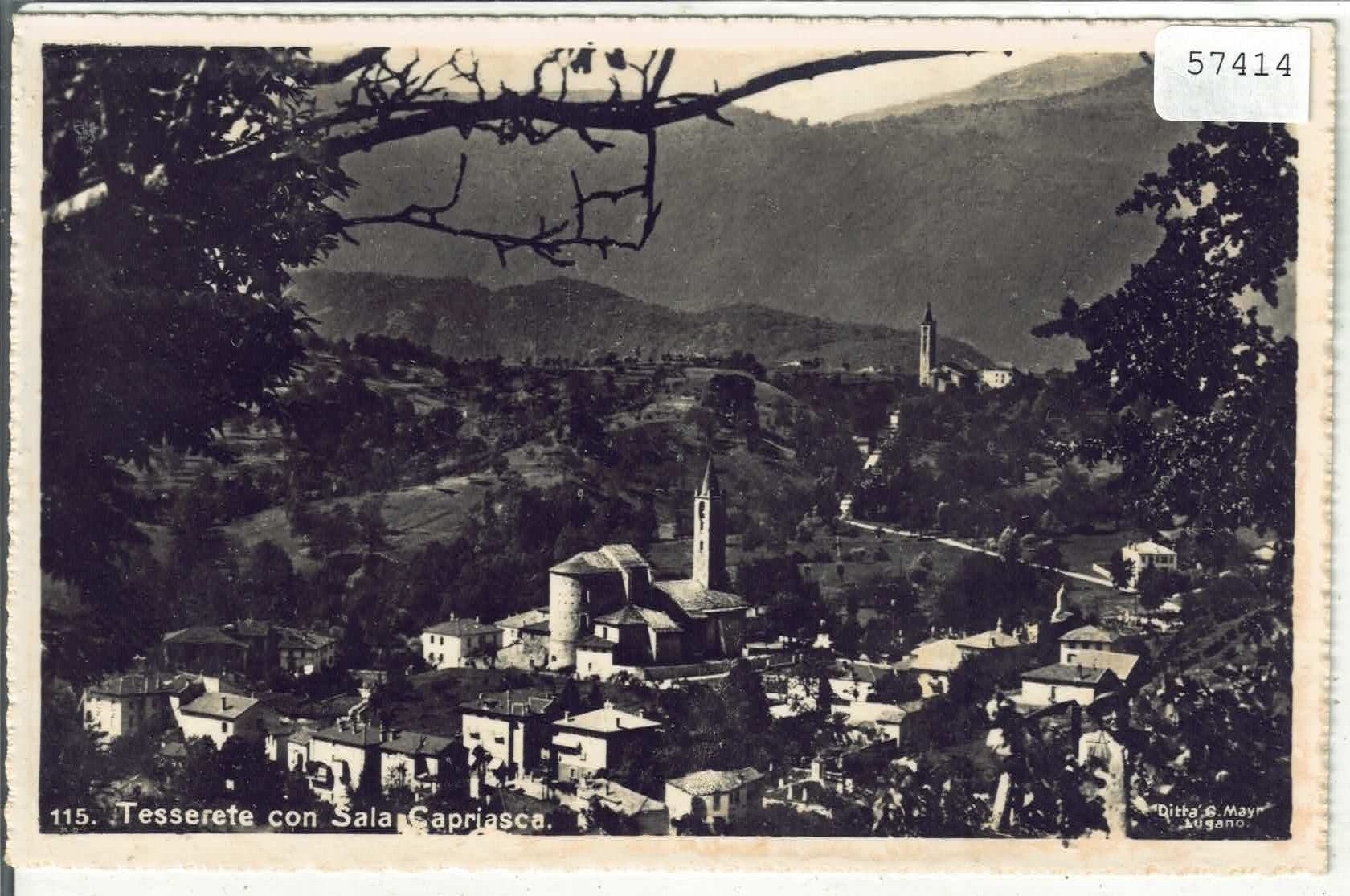 Cartes postales: Tesserete con Sala Capriasca – D'occasion à Ettingen par Kartenplanet