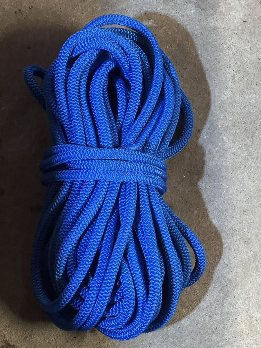 Seile: Boot Seil Blau Durchmesser 14mm Länge ca 29m – Gebraucht aus Hurden von MCRC_Plastics 1