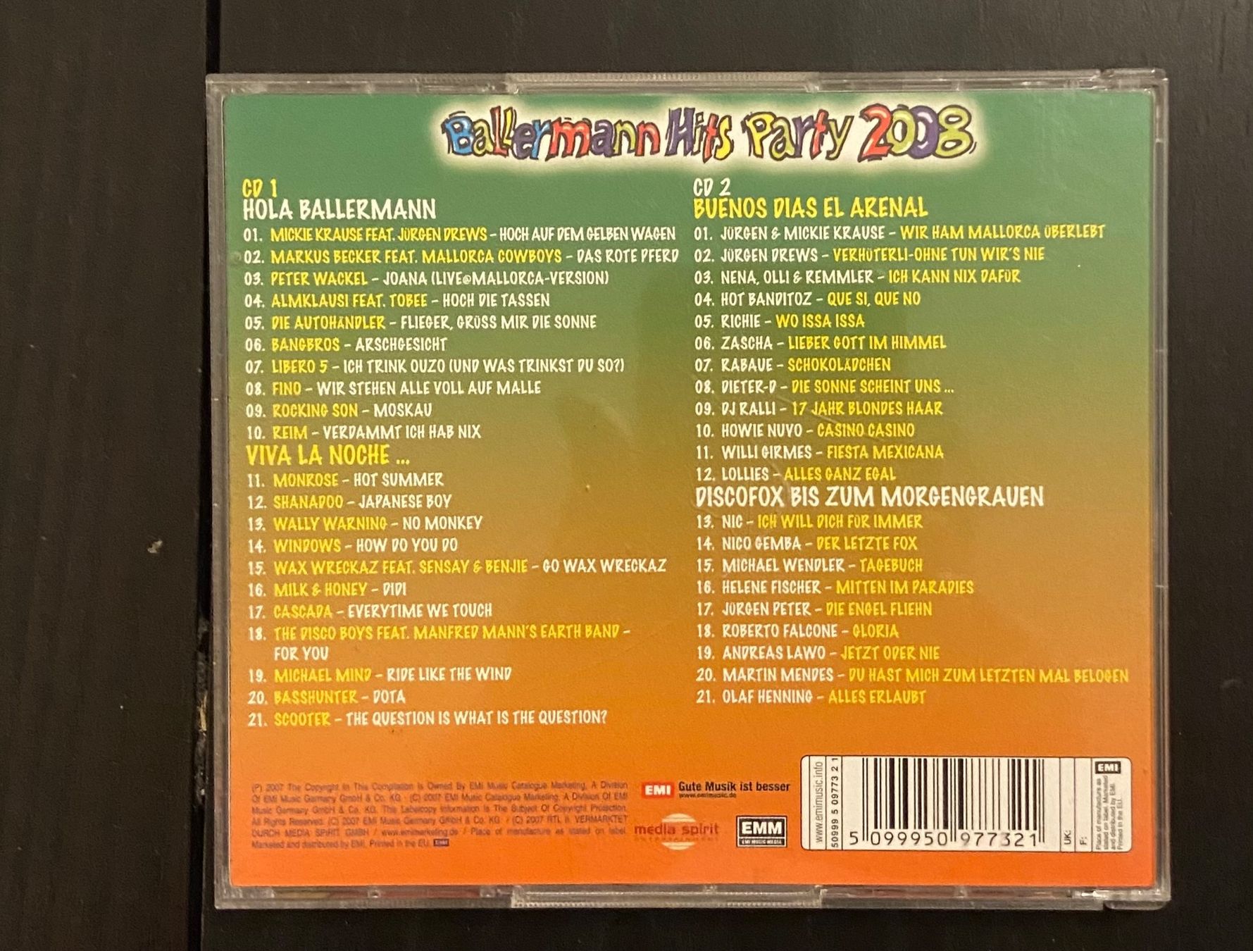 CDs: 2 CDs Ballermann Hits Party – Gebraucht aus Luzern von Lycka 1