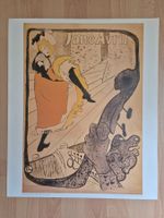 Plakat Jane Avril Jardin de Paris Retro Kunstplakat 1987