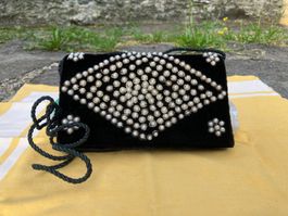 Vintage Black Clutch Pouch