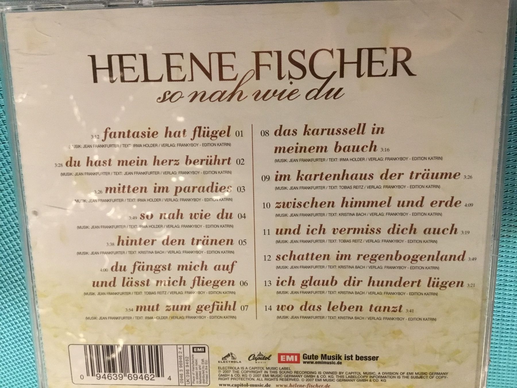 CD: Helene Fischer CD - So Nah Wie Du – Usato da Thierachern venduto da sweden08 1