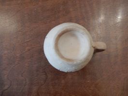 Kaffeetasse mit Untertasse handgefertigt Keramik Unikat