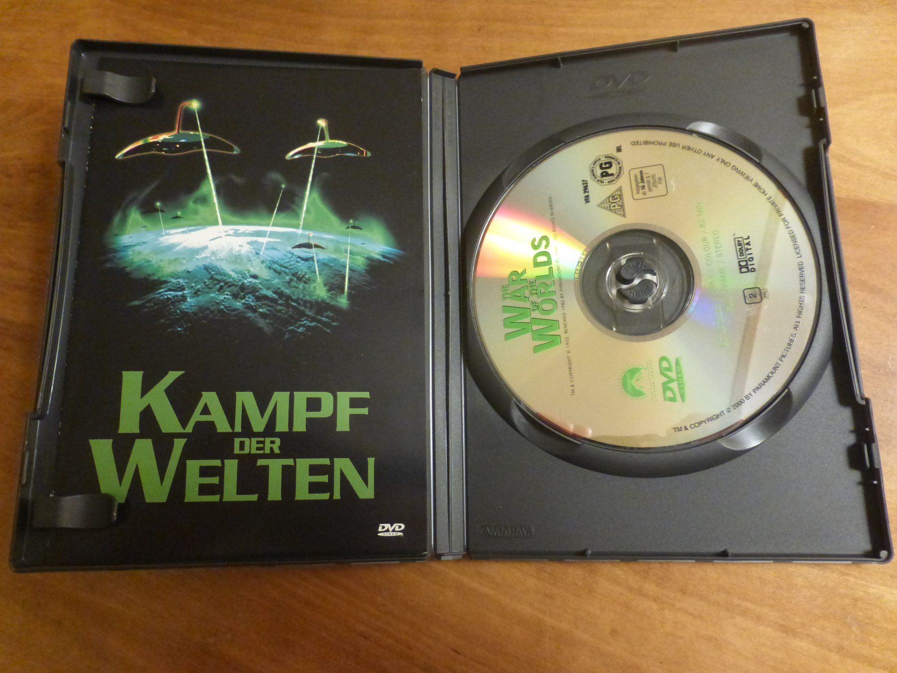 Tutti i DVDs: Kampf der Welten H.G. Wells Sci-Fi DVD – Usato da Zumikon venduto da psisound 5
