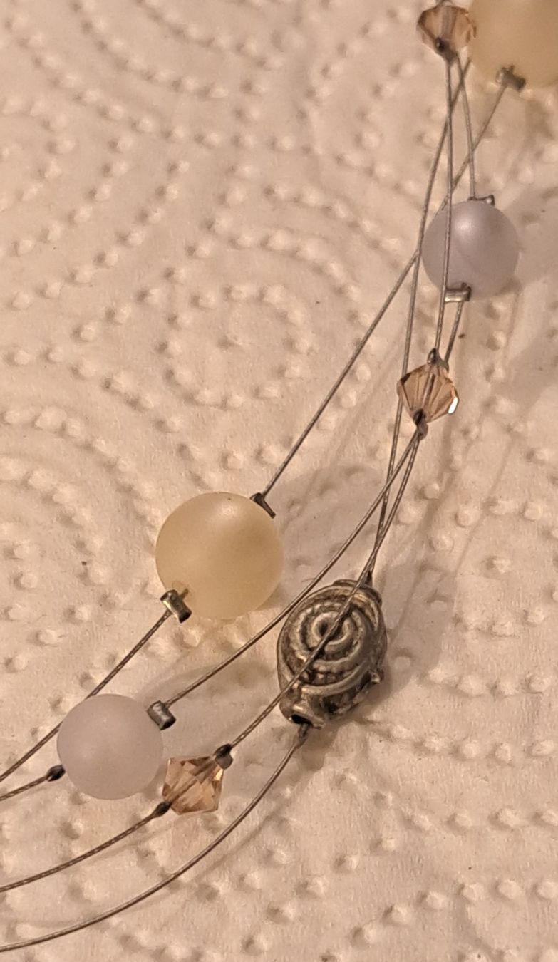 Catenine: Collier 925 perle mat en verre – Usato da Biel/Bienne venduto da raf_2yqq 1