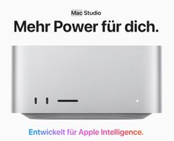Apple Mac Studio M4 Max Chip 36 GB / 512 GB SSD Silber