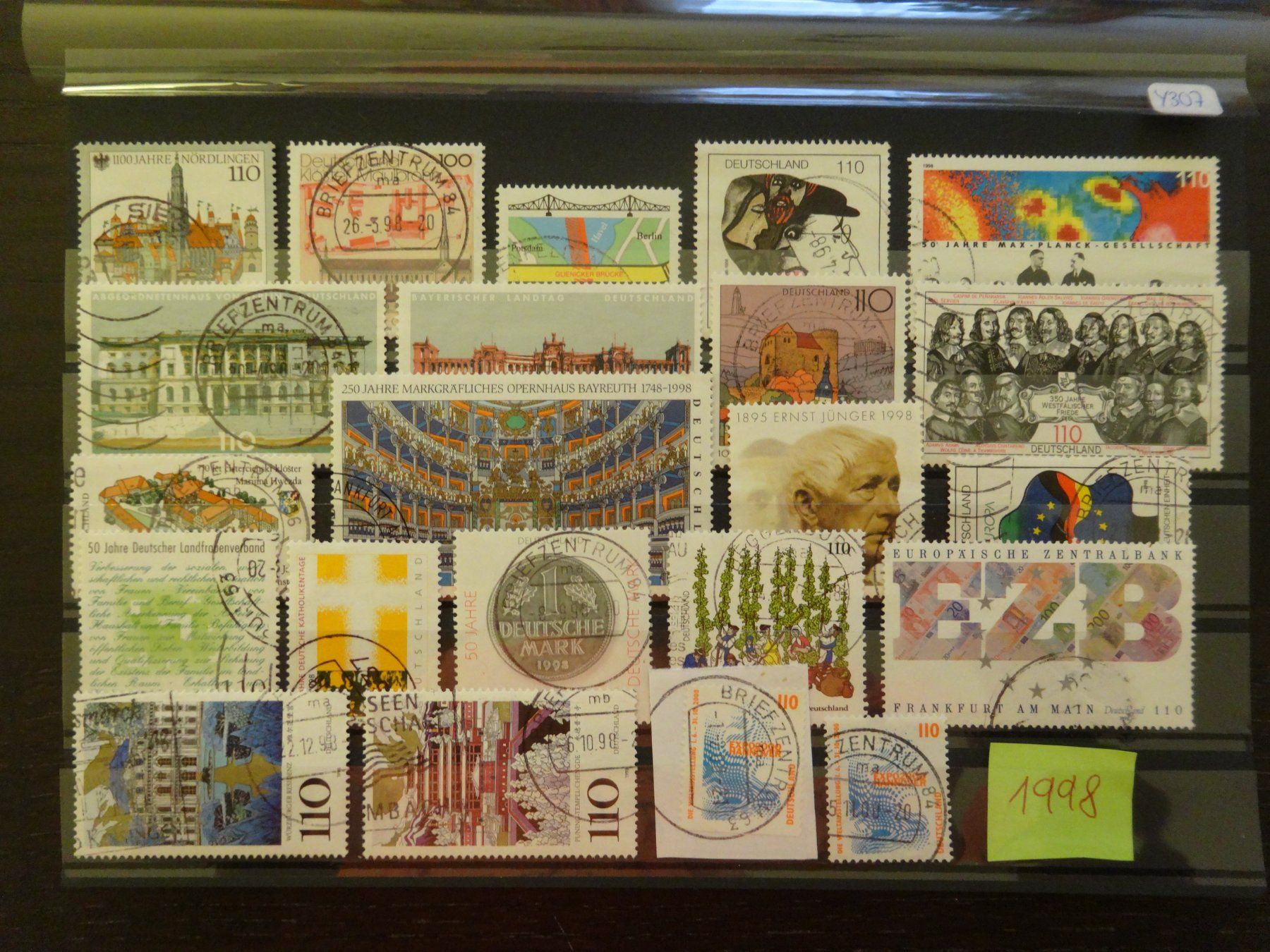 Alle Briefmarken: BRD Briefmarken 1998 gestempelt – Gebraucht aus Zürich von reto33