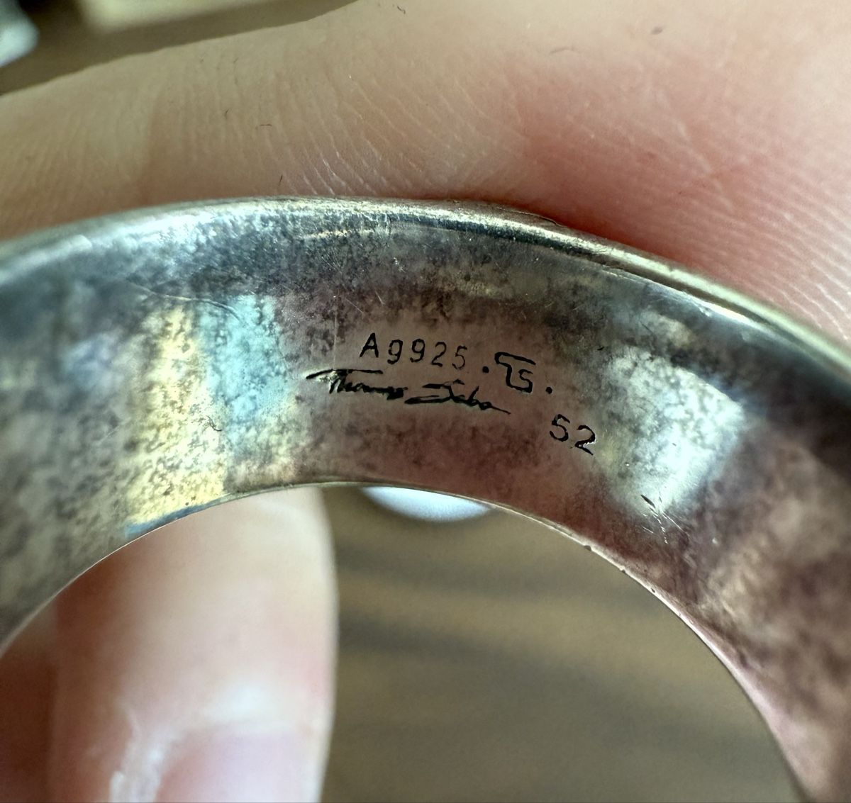 Thomas Sabo Anelli: Thomas Sabo Ring Ethno Silber Grösse 52 – Usato da Würenlos venduto da Alex0406 2