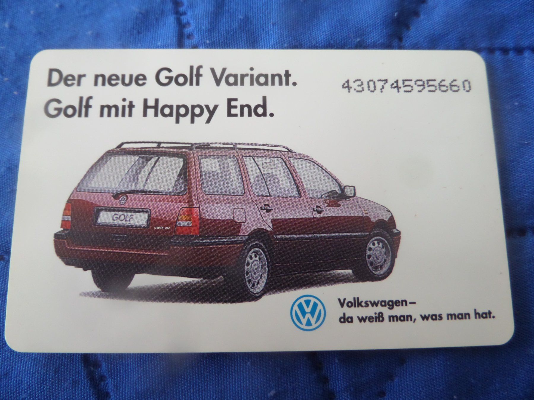 Cartoline: Volkswagen Golf Variant Karte neu – Nuovo (secondo la descrizione) da Thun venduto da ang_7pwg