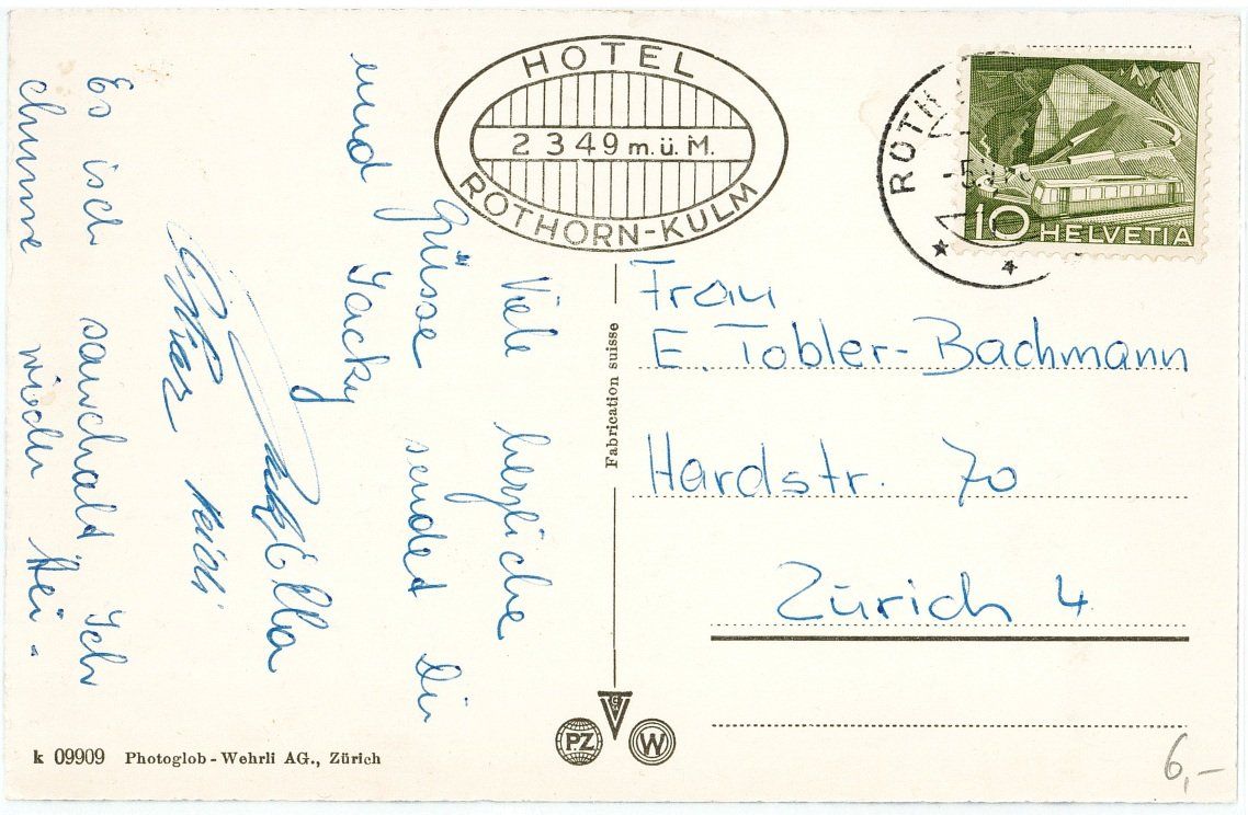 Cartoline postali: E 53 BRIENZER-ROTHORN BAHN 5 BILDER – Usato da Fribourg venduto da philafri 1