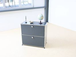 USM Haller Sideboard Anthrazitgrau 1x2, neuwertig