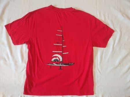 T-shirt Alinghi America's Cup Rouge, Taille L - TBE -