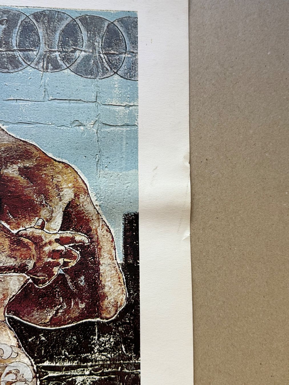 Grafica & Litografie: "lutte" de Flore Morgan-Snell, 1970 – Usato da Lausanne venduto da angel_collections 3