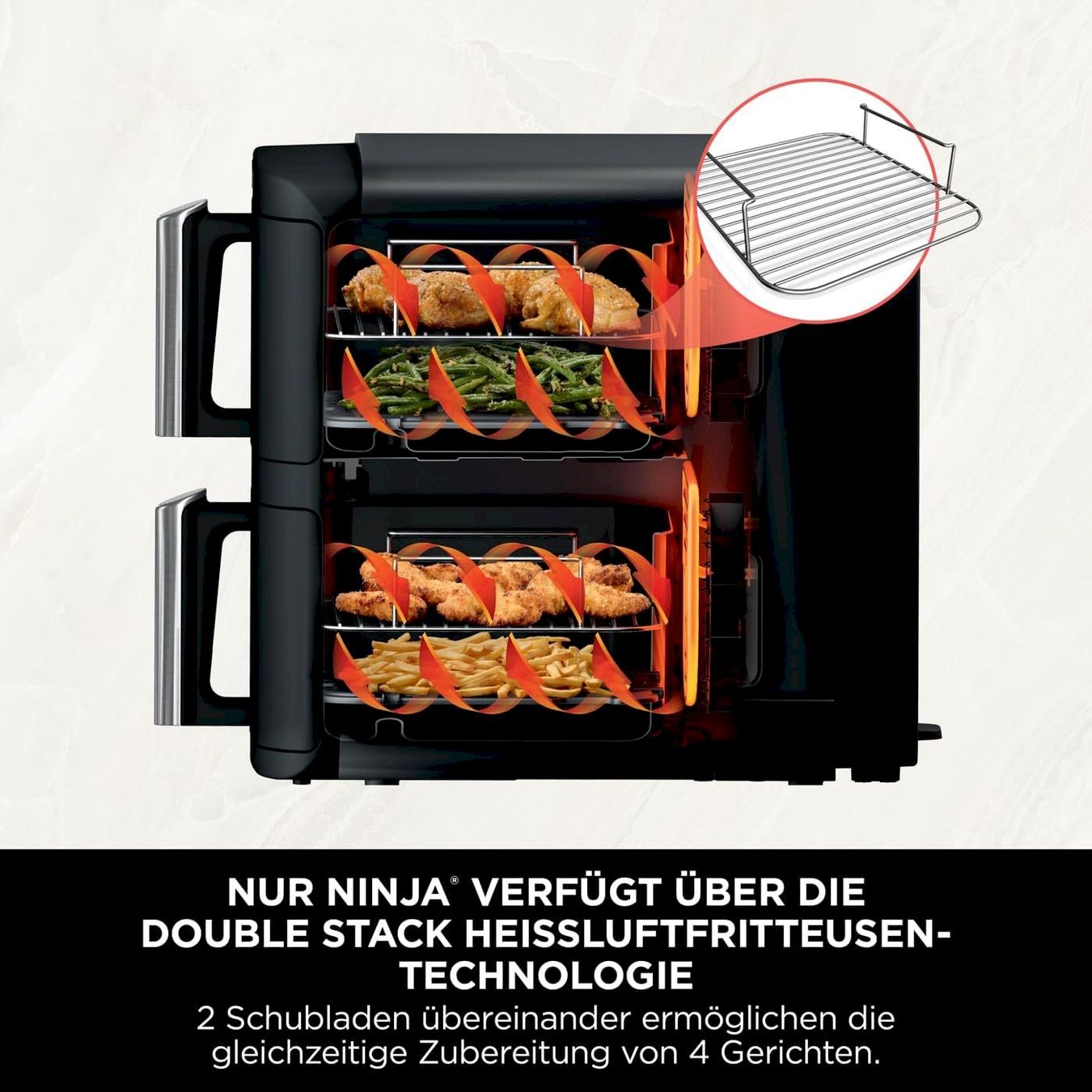 Elettrodomestici da cucina: Ninja SL300EU Heißluftfritteuse 7,6 L – Nuovo e nell'imballaggio originale da Bottighofen venduto da zaap 1