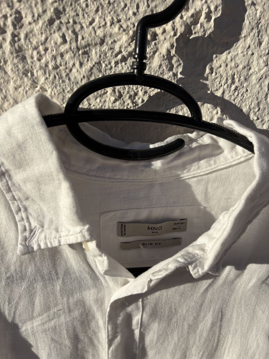 Mango Camicie: Cropped linen shirt – Usato da Thalwil venduto da lean21 1