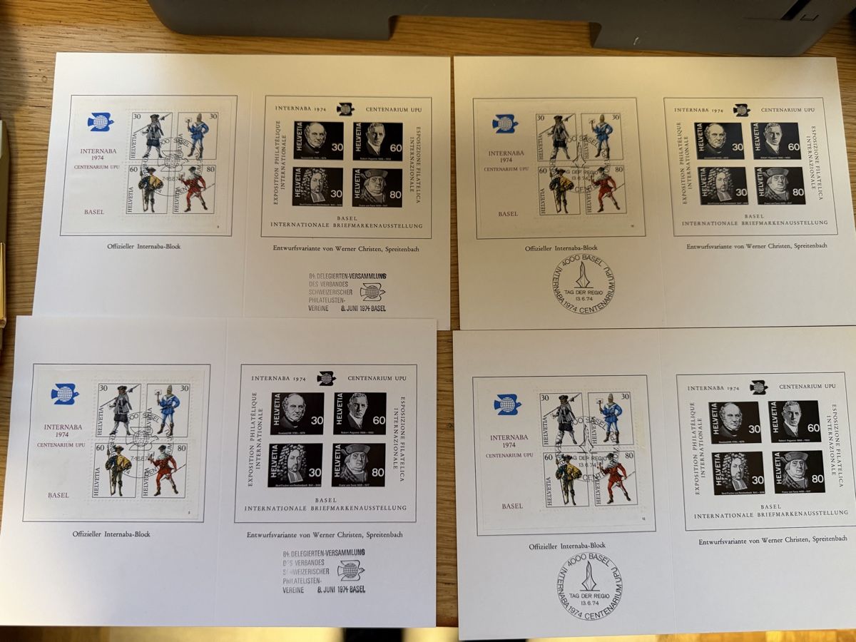 Alle Briefmarken: Dubletten Block Los Schweiz  – Neu (gemäss Beschreibung) aus Murgenthal von Tina_4055 5
