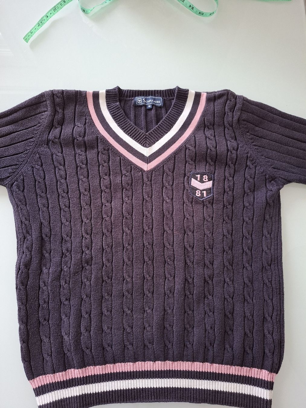 Maglioni & Felpe: Pull Scapulaire marine à torsades, taille M,  – Usato da Renens VD venduto da ser_j2fn 1