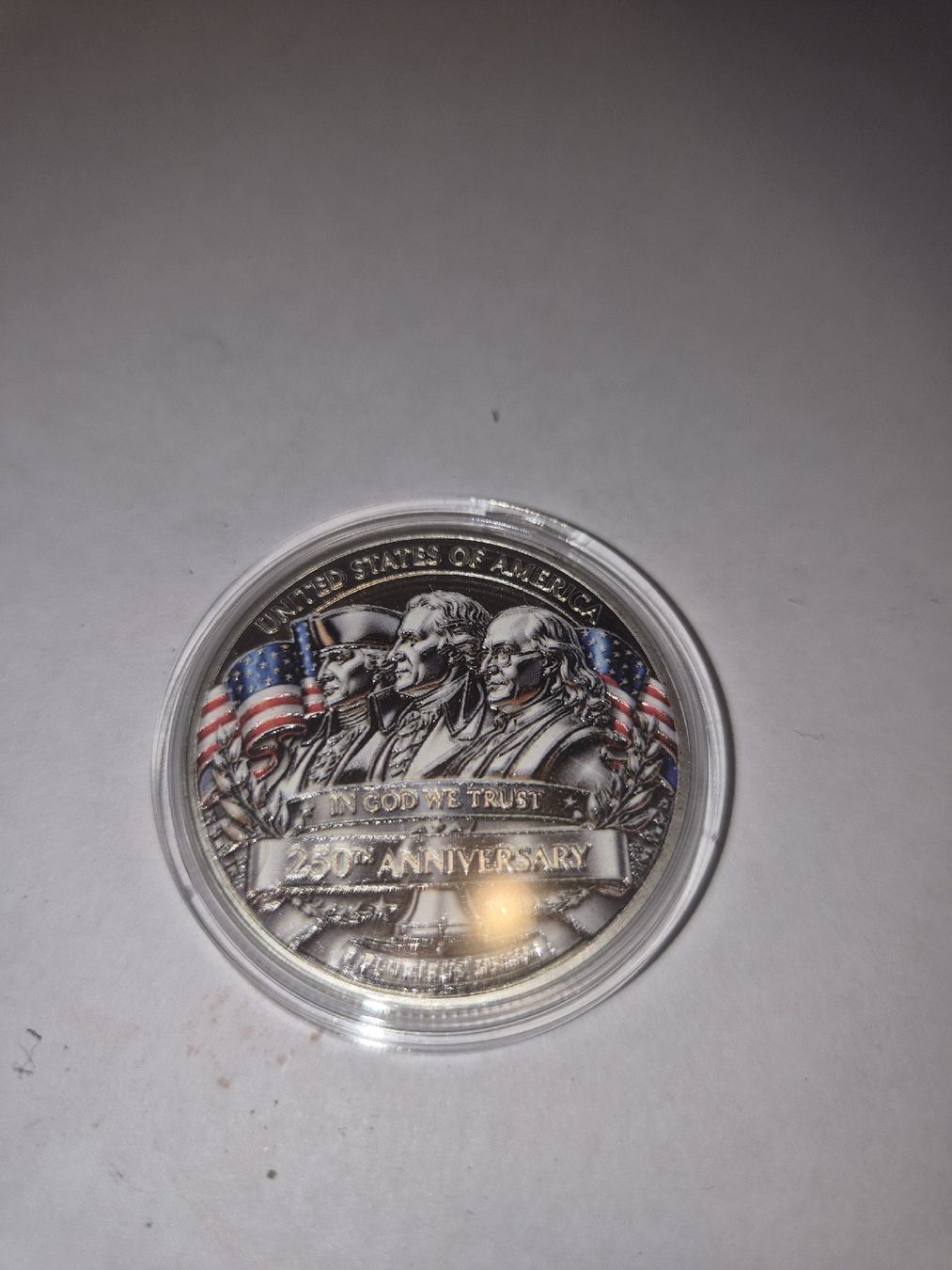 Alle Münzen: Pièce commémorative 250 ans USA – Neu (gemäss Beschreibung) aus Senèdes von hen_fw8b