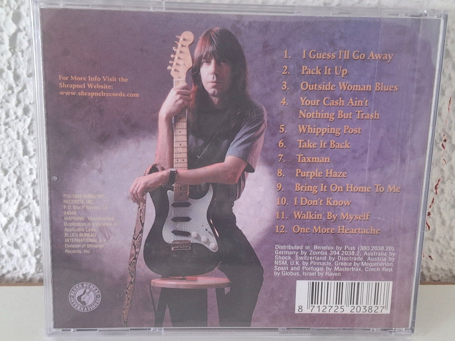 CD: CD Pat Travers  - Blues Tracks  - 🆕 – Usato da Aarberg venduto da Jackup1 1