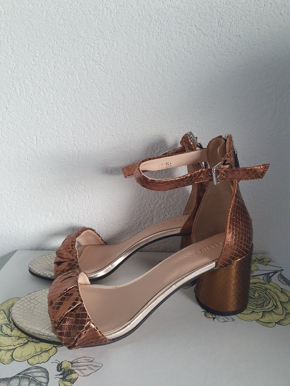 Damenschuhe: Sandale Elvio Zanon, Leder, Größe 40, bronze – Neu und originalverpackt aus Zuchwil von ger_ws6t 2