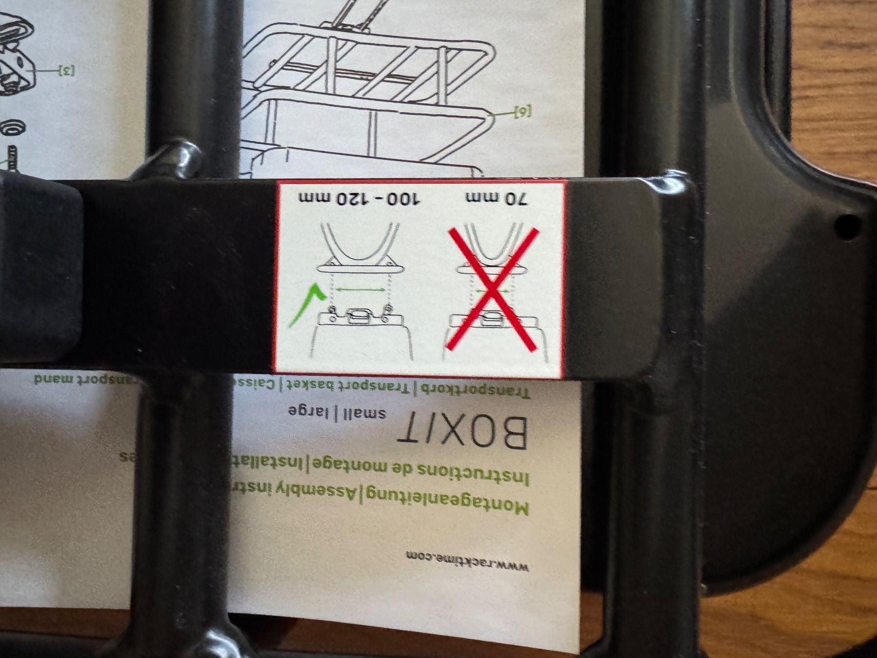 Pezzi di ricambio: Racktime Boxit Small Korb Neu nie verwendet – Nuovo e nell'imballaggio originale da Basel venduto da dezin 5