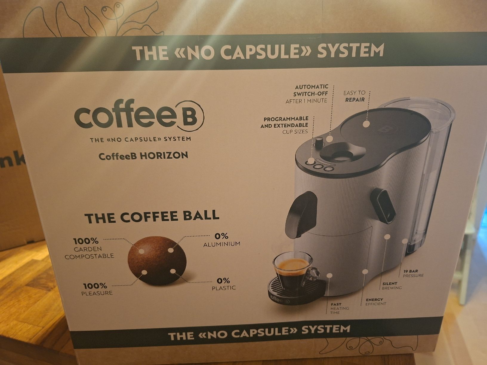 Coffee B Macchine per caffè & Macchine per espresso: CoffeeB HORIZON Kaffeemaschine NEU – Nuovo e nell'imballaggio originale da Oeschenbach venduto da wid_7yqd 1