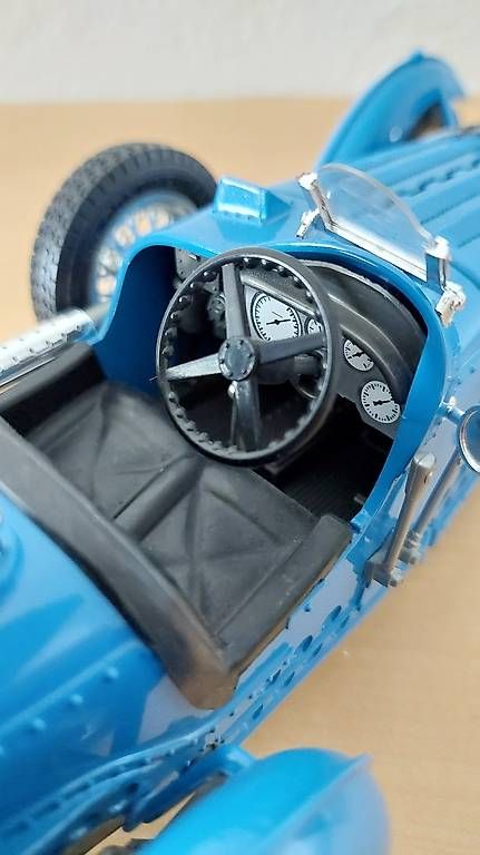 Bburago Modellini d'auto: Bugatti Type 59 1934 1:18 Modellauto blau by Bburago – Nuovo (secondo la descrizione) da Oberwangen b. Bern venduto da mfmr 4