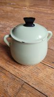 Cocotte Von Roll fonte emaillee vert d'eau 50's