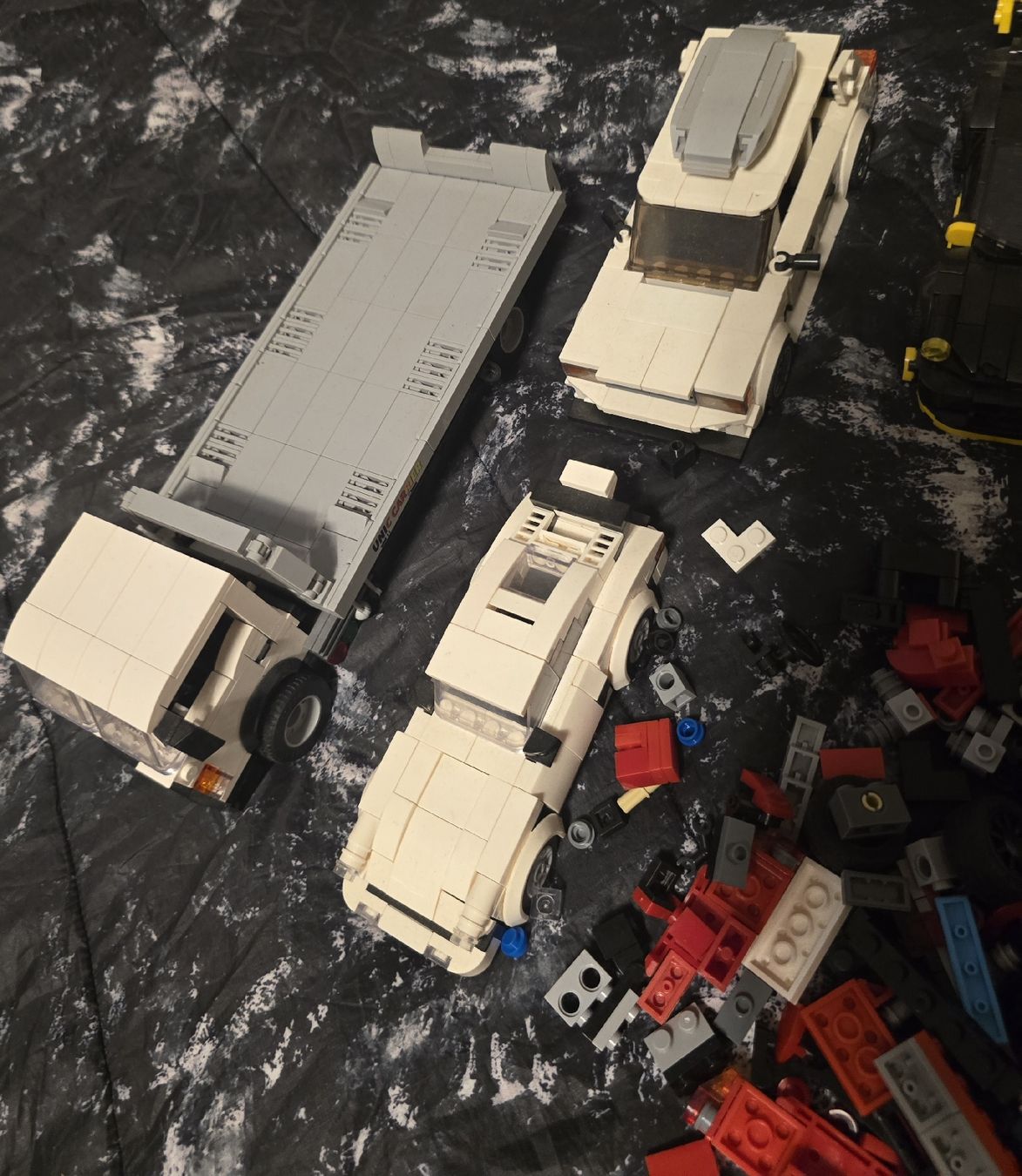 Kit di costruzioni: Klemmbaustein Autos + div. Teile – Usato da Wangs venduto da Restposten.Garage 5
