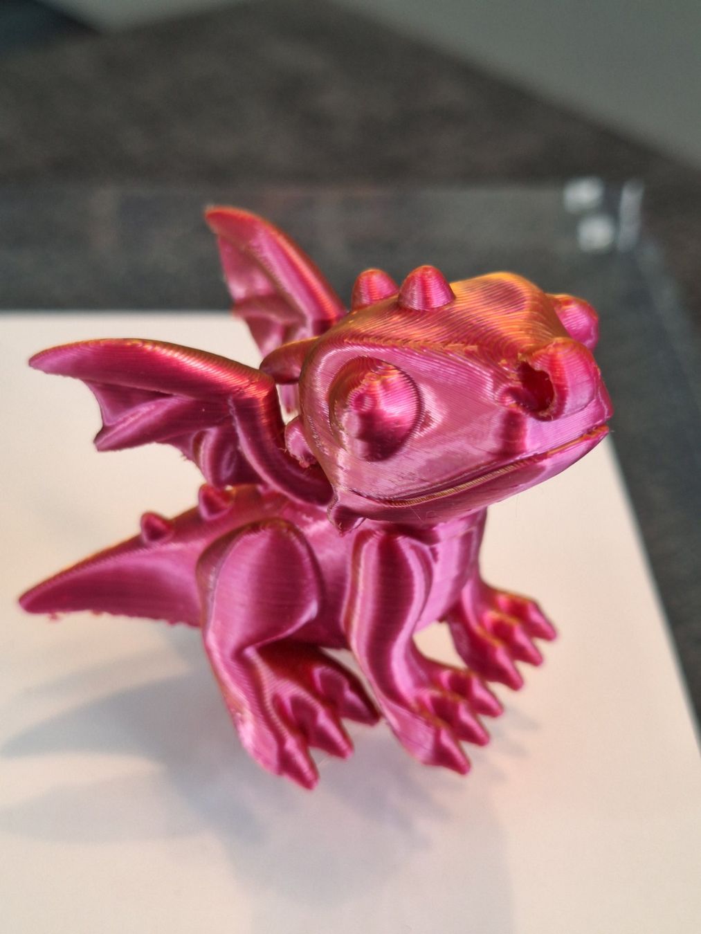 Statuette: 3D Drache schillernd – Nuovo e nell'imballaggio originale da Dietlikon venduto da Pgm16 1