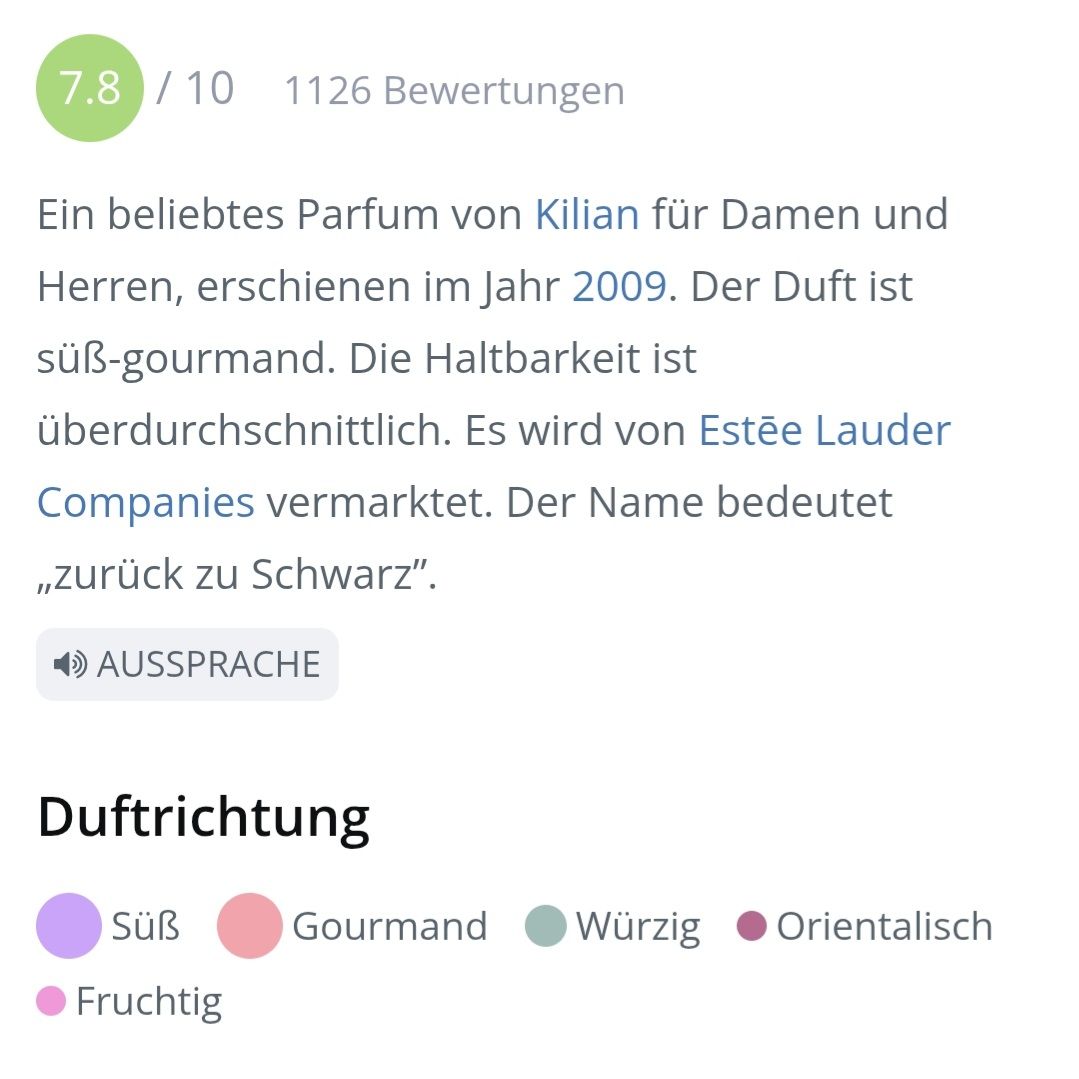 Kilian Parfum & Eau de Toilette: 5 ml BACK TO BLACK KILIAN ABFÜLLUNG – Neu (gemäss Beschreibung) aus St. Gallen von CaliSunshine 3