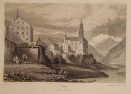 VISP, VIÈGE, STAHLSTICH 1838
