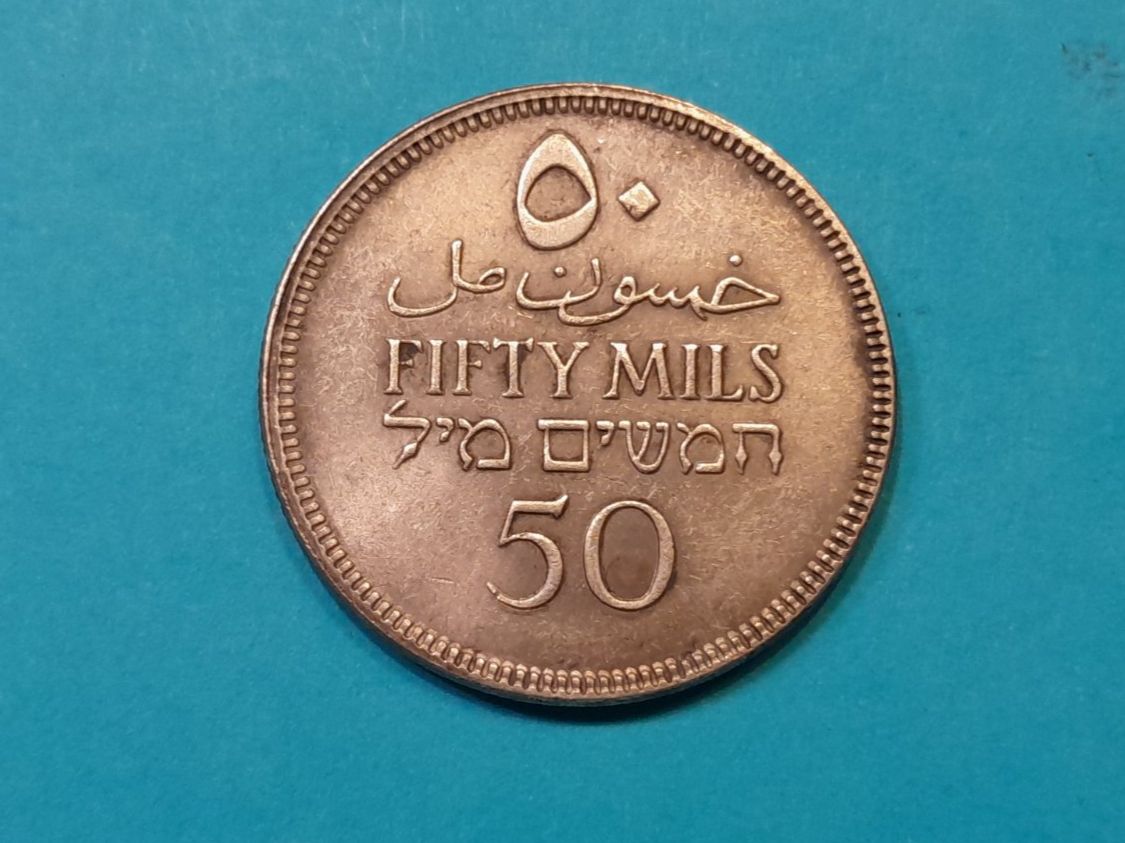 Tutti le monete: Palestine, 50 Mils 1933 – Usato da Aarau venduto da Reto_BA_01 1