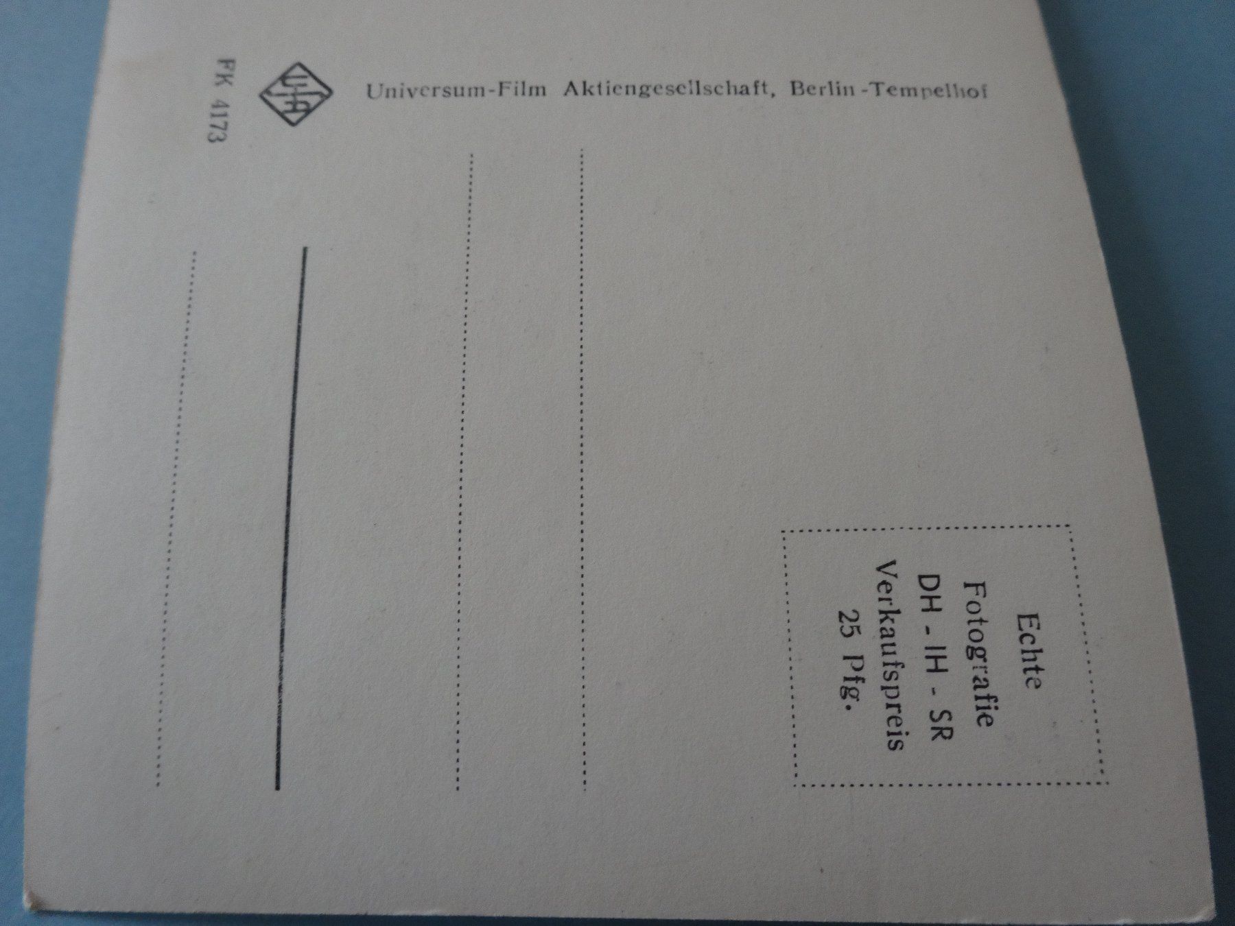 Autogramme: Autogrammkarte Horst Buchholz UFA – Gebraucht aus Neerach von jenny062 3