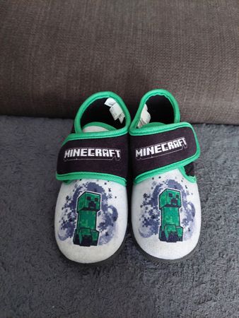 Kinder Hausschuhe Minecraft Grösse 29 #Neu