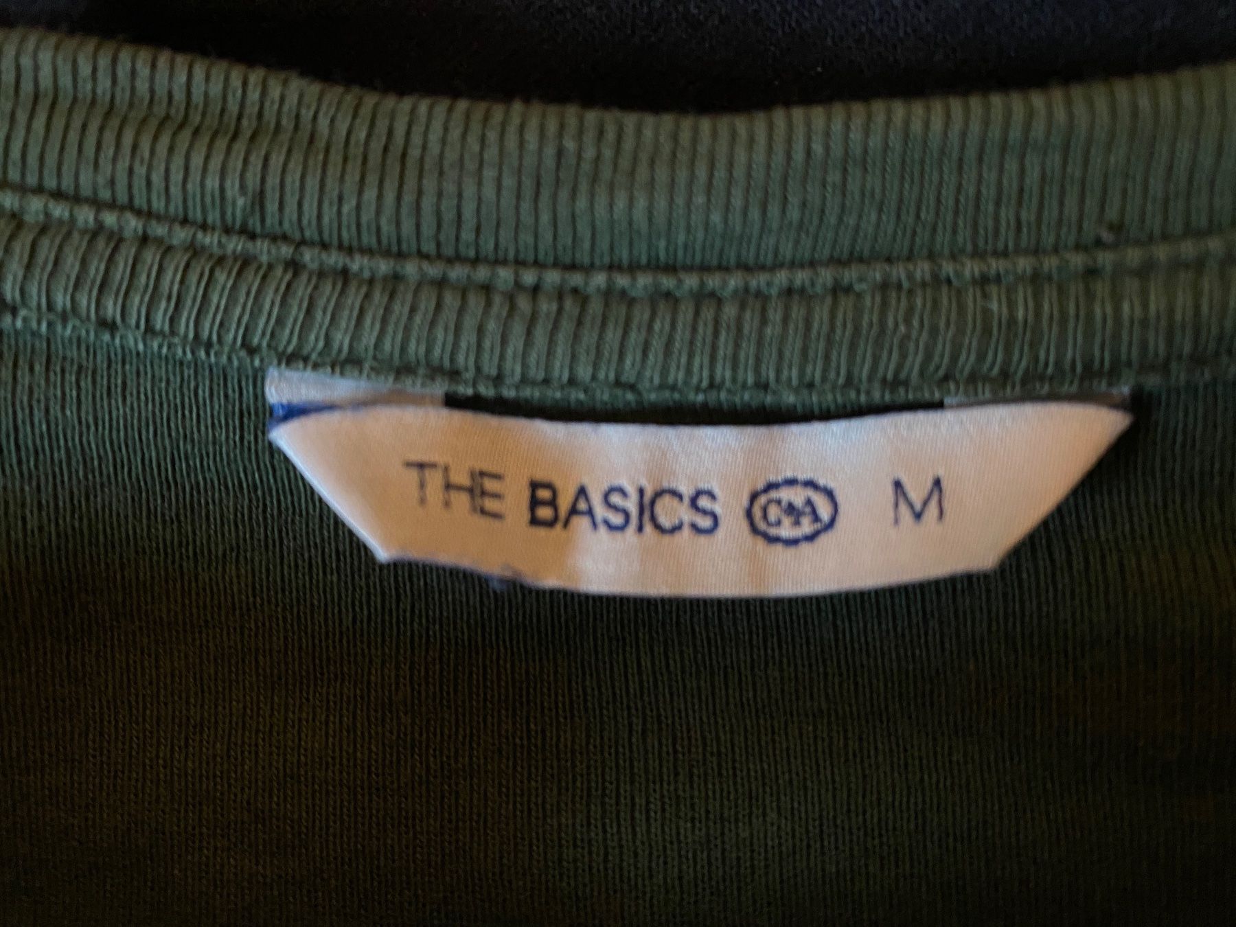 C&A T-shirt: T-Shirt M, olivgrün C&A Basics – Usato da Zürich venduto da Wim-Broccoli 2