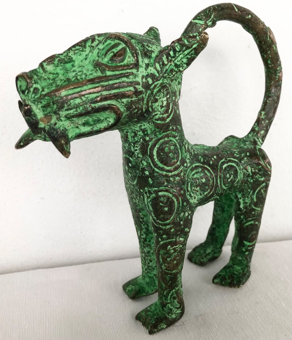 Sculture & Statue: feiner alter Leopard Bronze Benin Höhe 13 cm – Usato da Rüthi (Rheintal) venduto da Kunsthaus777 3